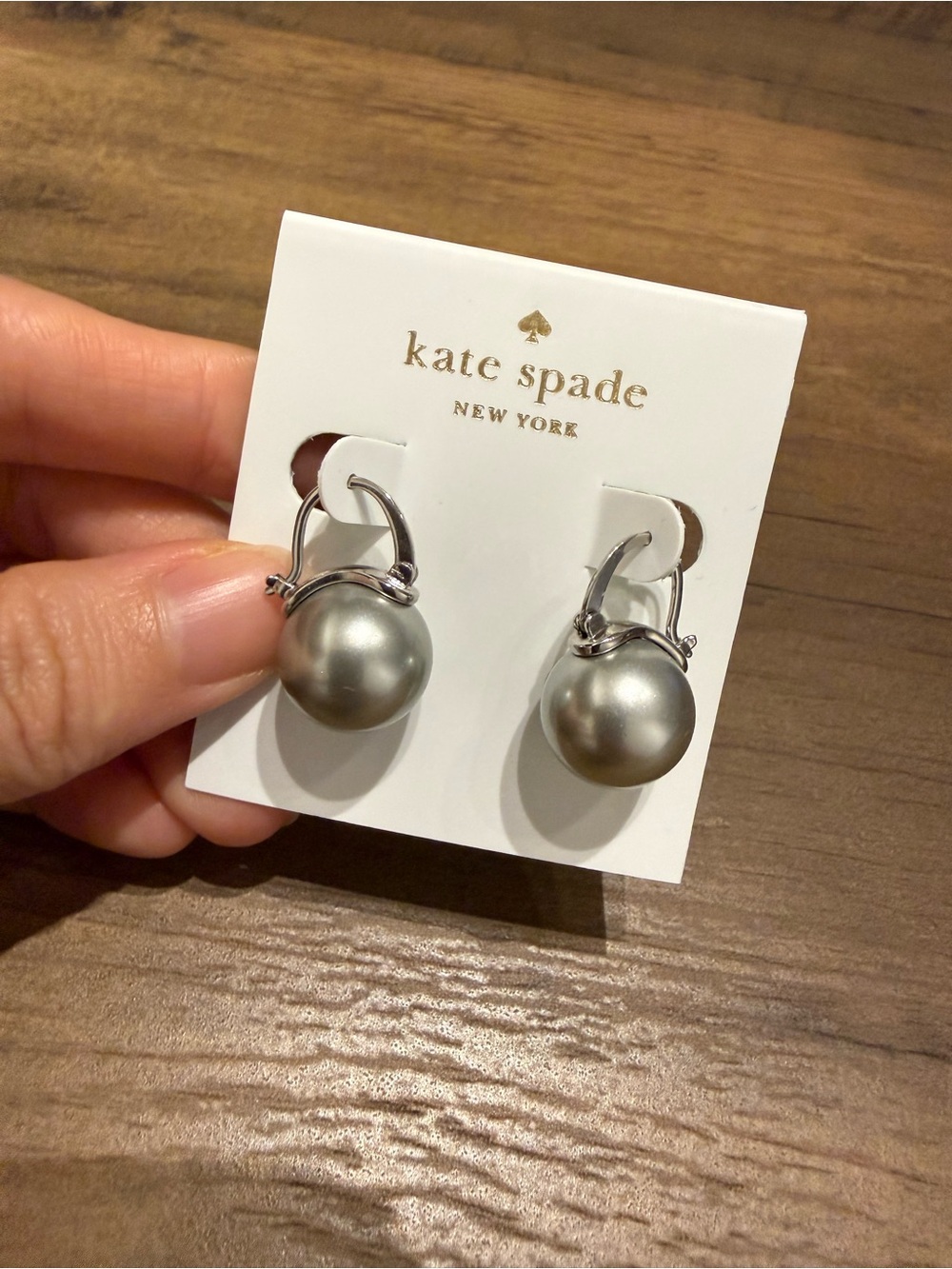 Brand New Kate Spade Big Pearl Drop Earrings